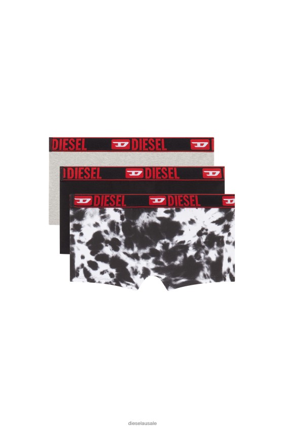 Diesel umbx-damienthreepack Apparel Black/Grey Men 2XT44N431