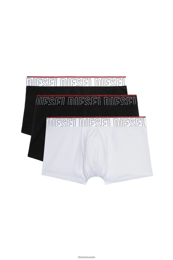 Diesel umbx-damienthreepack Apparel Black/White Men 2XT44N432