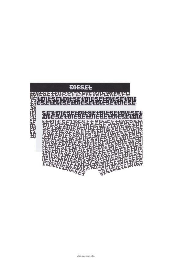 Diesel umbx-damienthreepack Apparel Black/White Men 2XT44N450