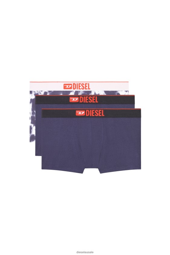 Diesel umbx-damienthreepack Apparel Blue/White Men 2XT44N447