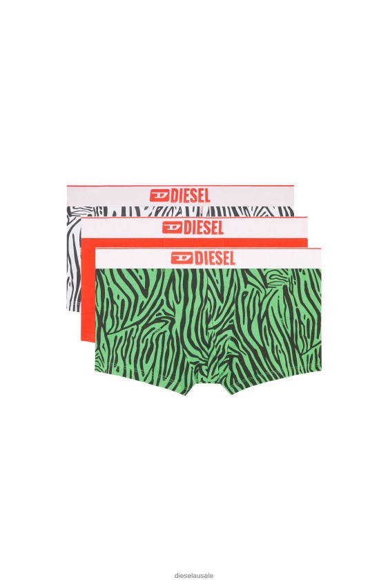 Diesel umbx-damienthreepack Apparel Red/Green Men 2XT44N456