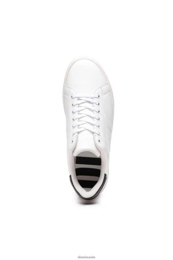 Diesel s-athene low Footwear White/Black Men 2XT44N504