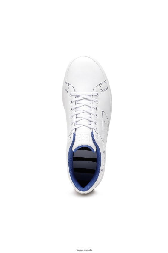 Diesel s-athene low Footwear White/Blue Men 2XT44N512