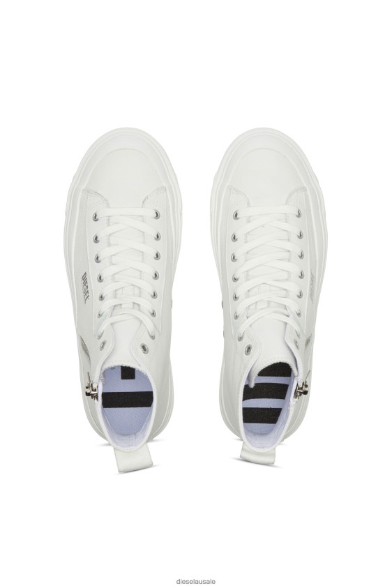 Diesel s-athos dv mid Footwear White Men 2XT44N505