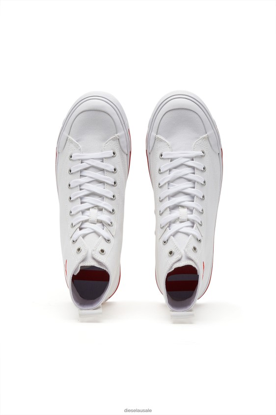 Diesel s-athos mid Footwear White/Red Men 2XT44N507