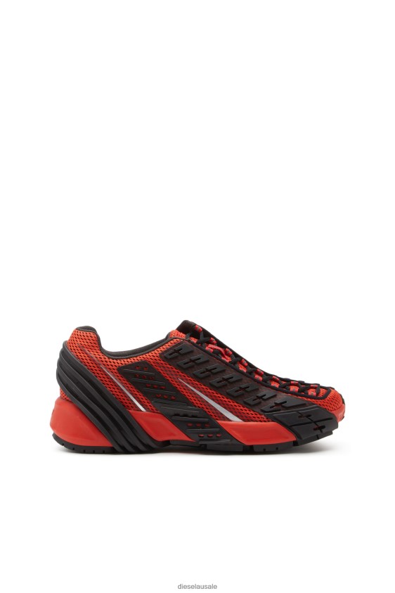 Diesel s-prototype v2 Footwear Black/Red Men 2XT44N523