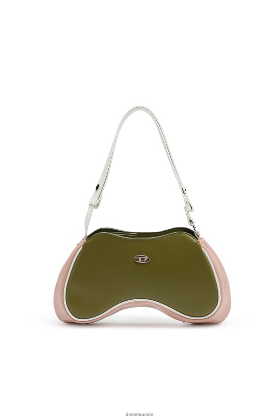 Diesel play shoulder Accessory Military Green Women 2XT44N1076