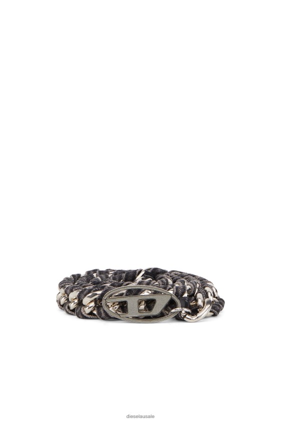 Diesel b-dechain Accessory Silver Women 2XT44N1121