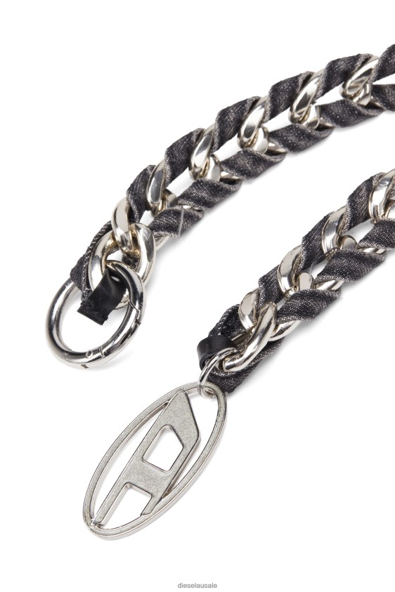 Diesel b-dechain Accessory Silver Women 2XT44N1121