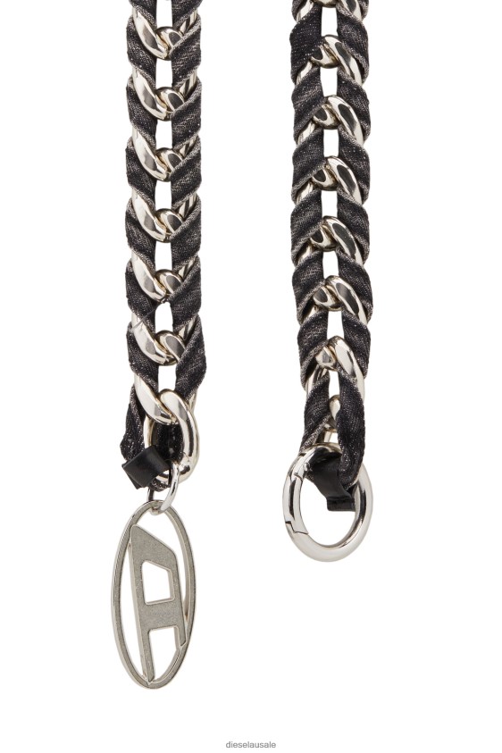 Diesel b-dechain Accessory Silver Women 2XT44N1121