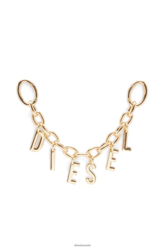 Diesel a-letters charm Accessory Gold Women 2XT44N1131