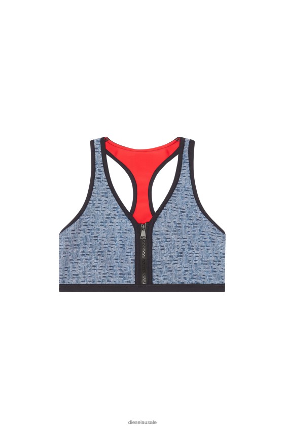 Diesel bfb-milary Apparel Blue Women 2XT44N1054