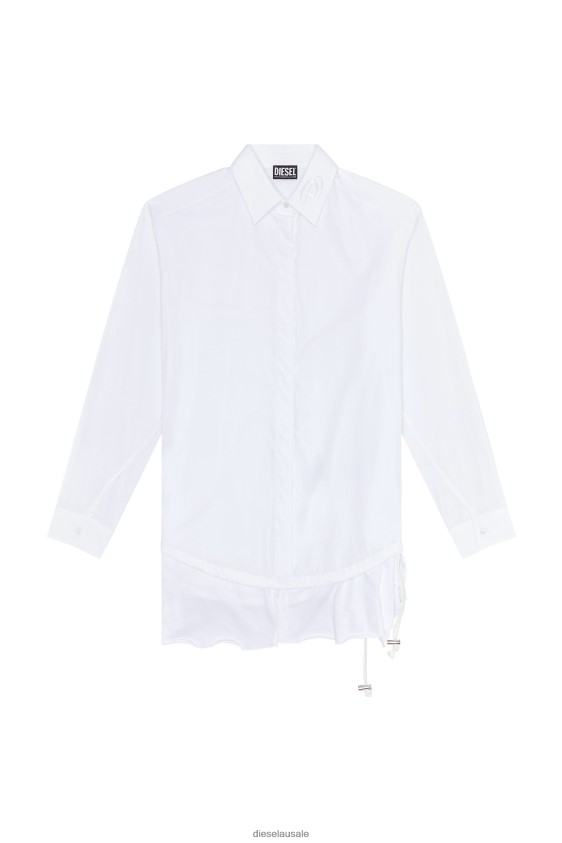 Diesel c-entela Apparel White Women 2XT44N824