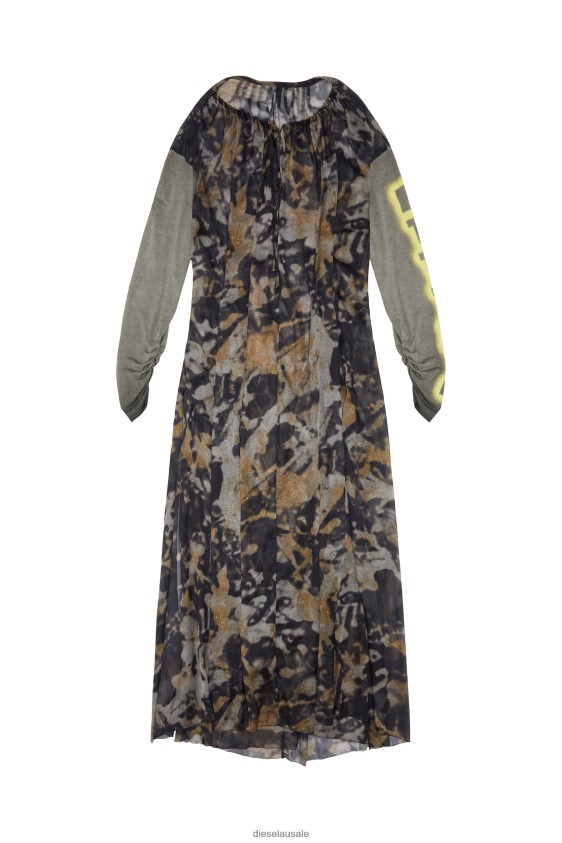 Diesel d-lavi-new Apparel Grey/Black Women 2XT44N852