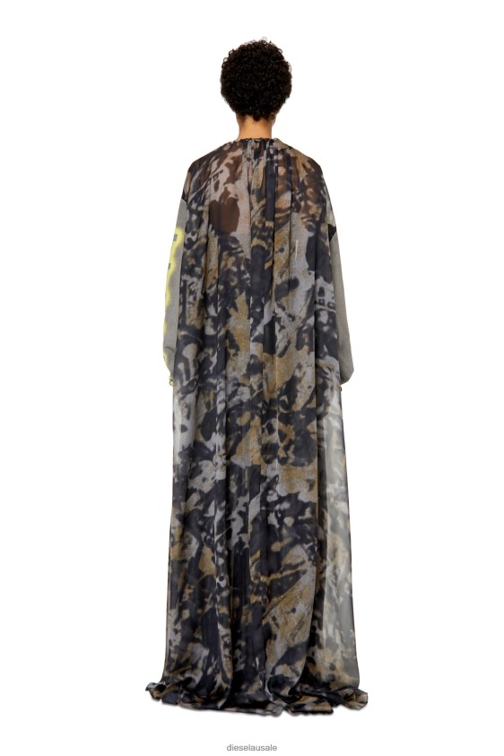 Diesel d-lavi-new Apparel Grey/Black Women 2XT44N852