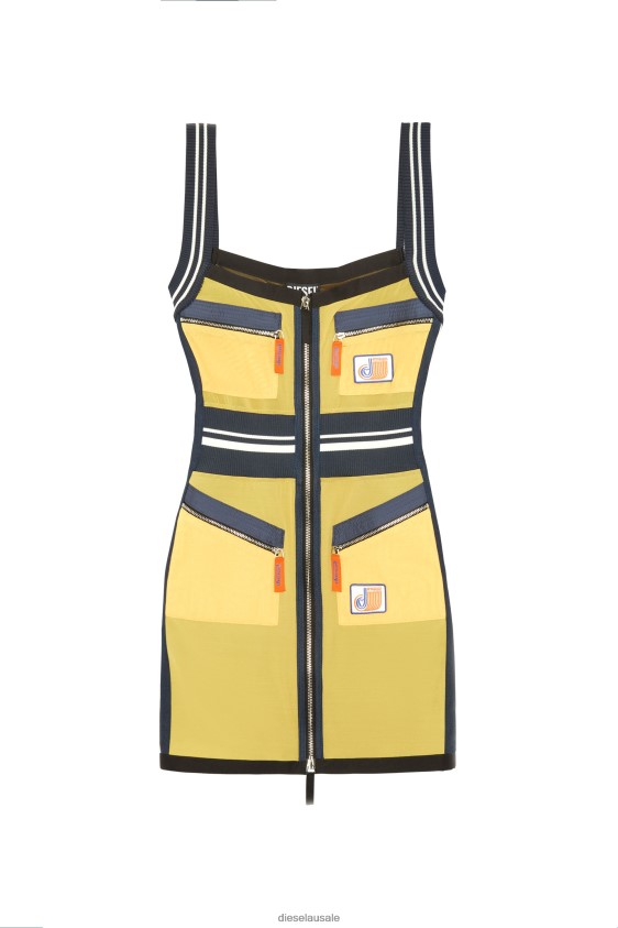 Diesel d-mesher Apparel Black/Yellow Women 2XT44N794