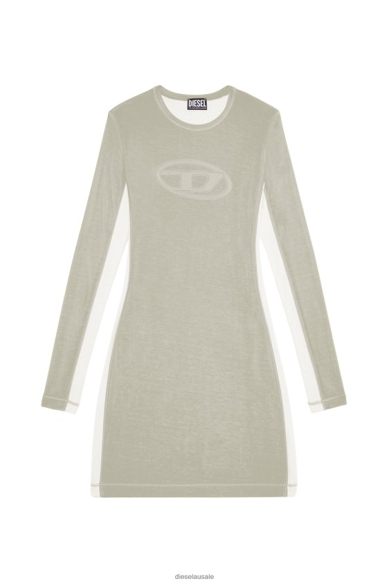 Diesel d-ovald Apparel Light Grey Women 2XT44N836