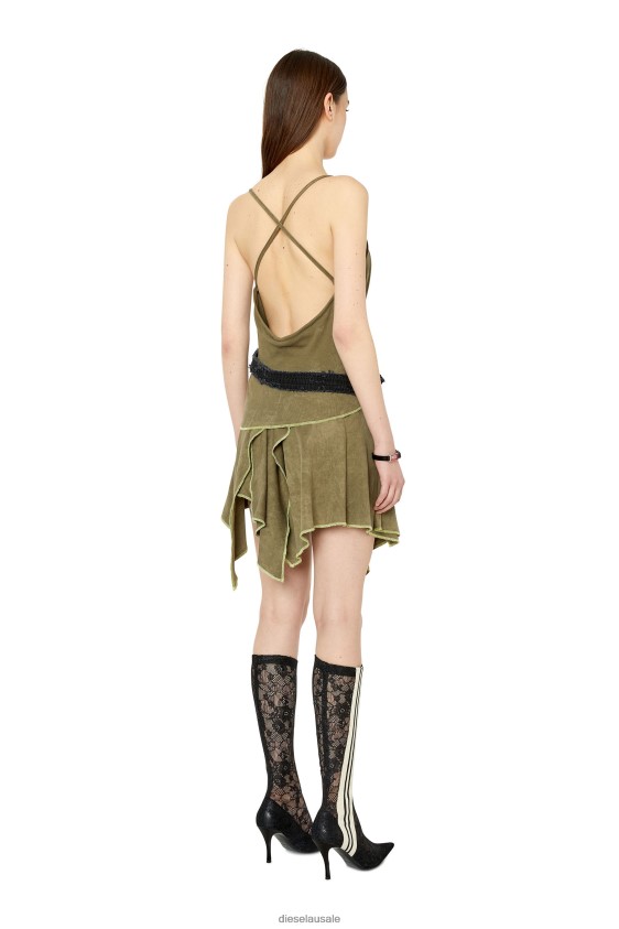 Diesel d-plumy Apparel Military Green Women 2XT44N848