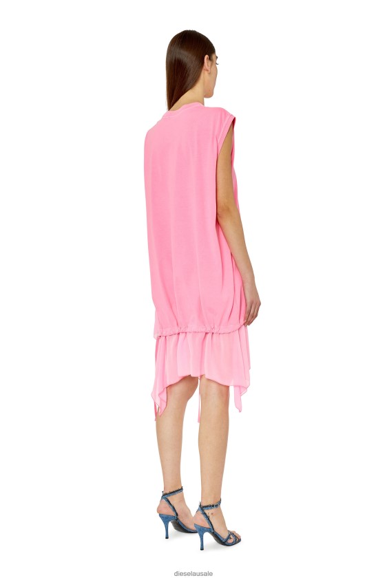 Diesel d-rolletty Apparel Hot pink Women 2XT44N829