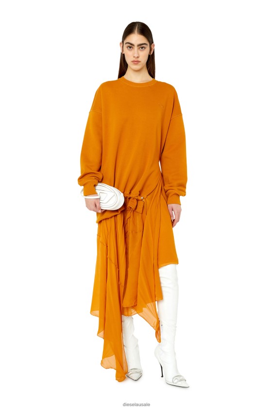Diesel d-rollie Apparel Orange Women 2XT44N828