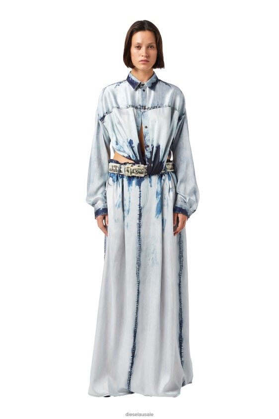 Diesel d-suki Apparel Light Blue Women 2XT44N799