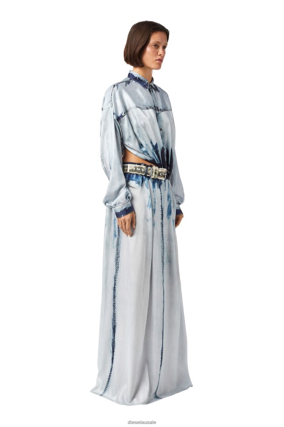 Diesel d-suki Apparel Light Blue Women 2XT44N799