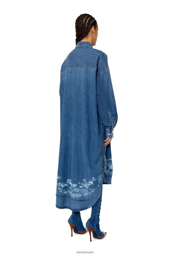 Diesel de-davis-l Apparel Medium blue Women 2XT44N830