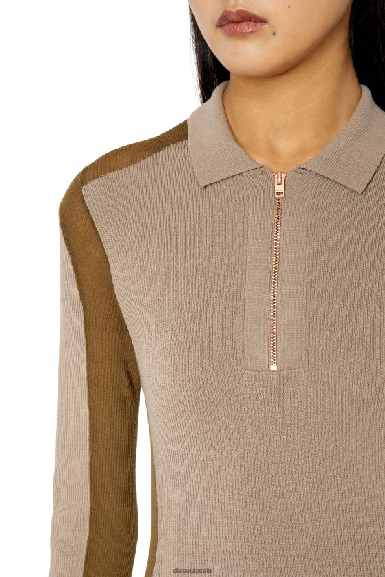 Diesel m-adlyn Apparel Light Brown Women 2XT44N847