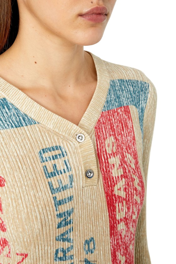 Diesel m-aelle Apparel Beige Women 2XT44N797