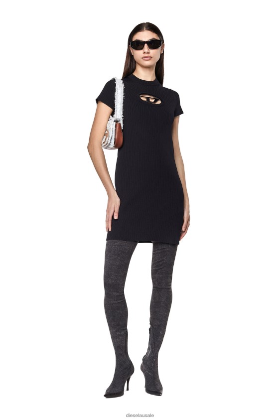 Diesel m-desmoines dress Apparel Black Women 2XT44N793