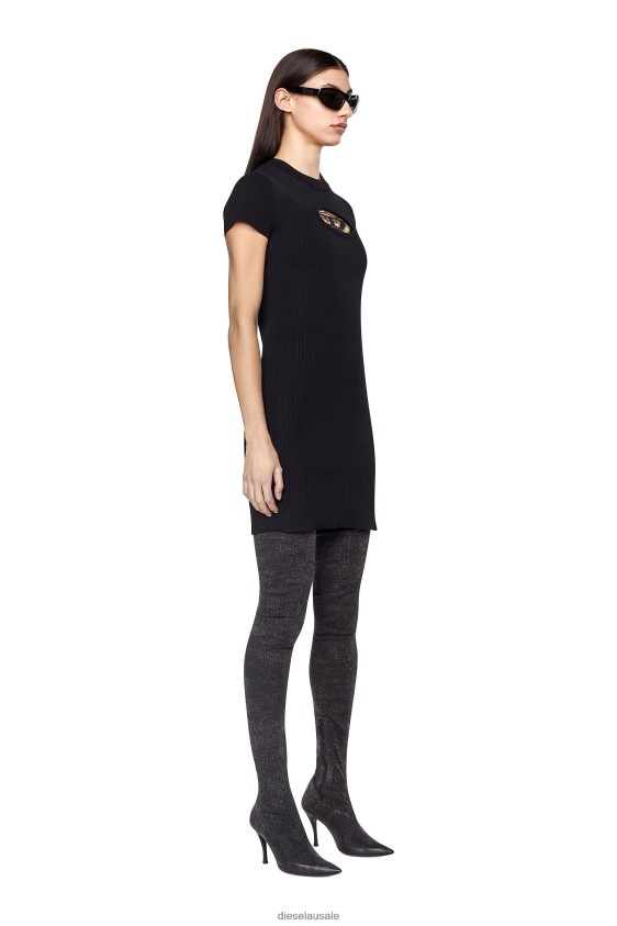 Diesel m-desmoines dress Apparel Black Women 2XT44N793