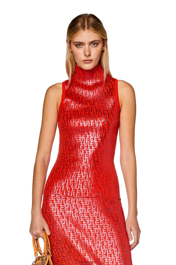 Diesel m-egeo Apparel Red Women 2XT44N854