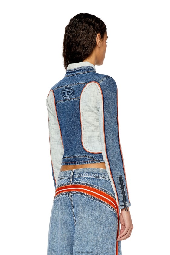 Diesel de-light-s Apparel Light Blue Women 2XT44N779