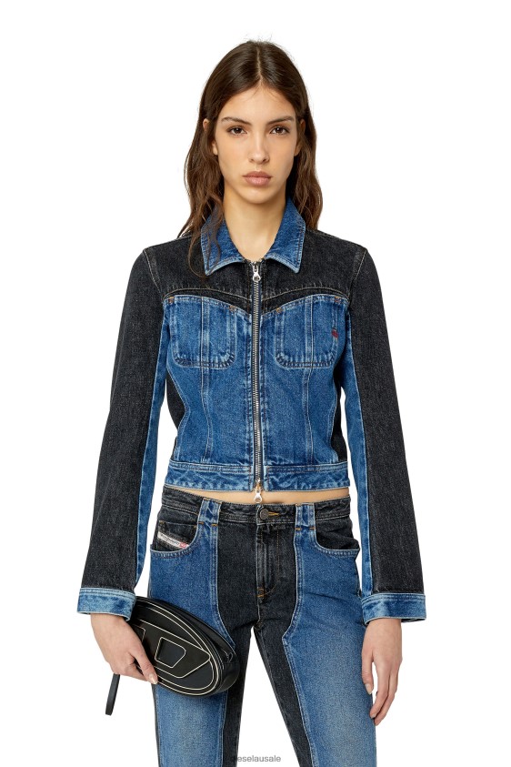 Diesel de-simmy-hs Apparel Medium blue Women 2XT44N780