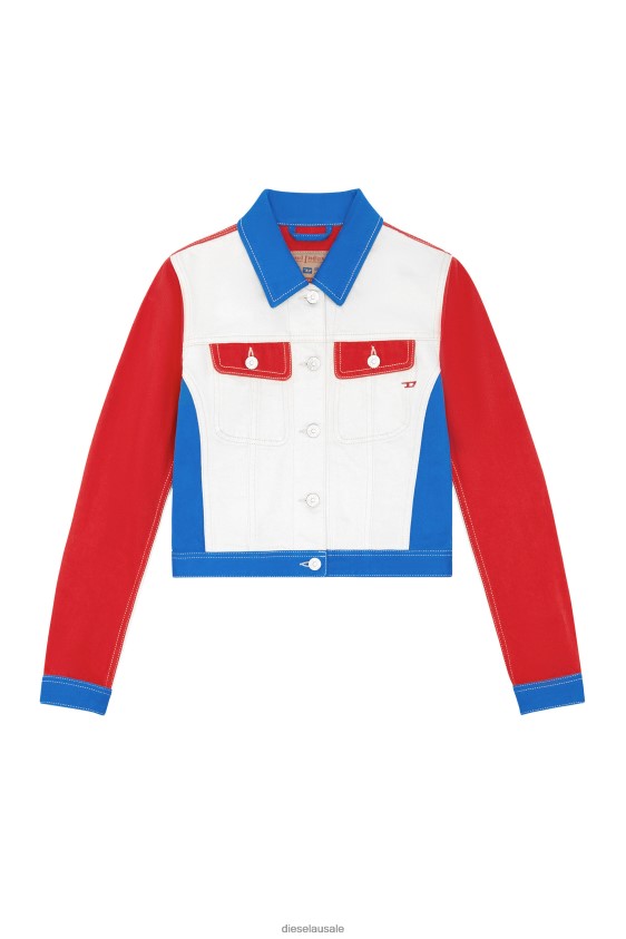 Diesel de-slimmy Apparel White/Red Women 2XT44N757