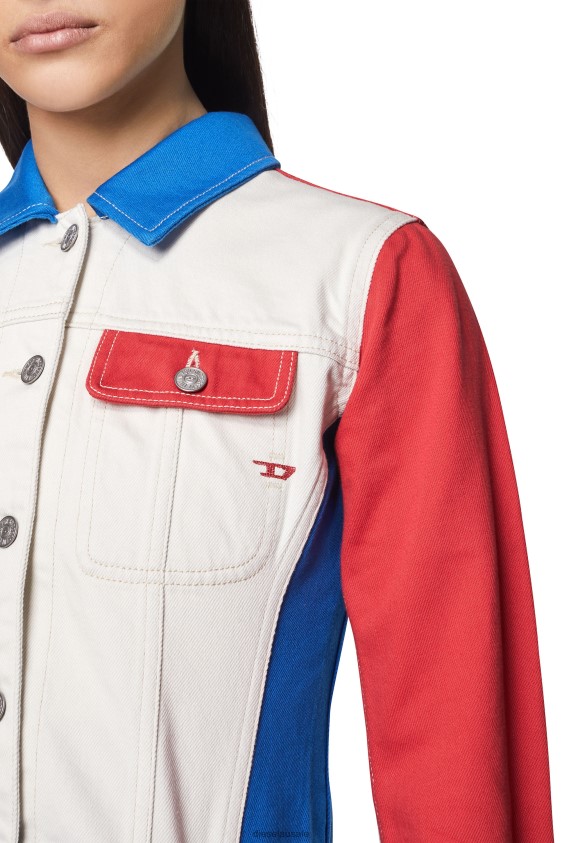Diesel de-slimmy Apparel White/Red Women 2XT44N757