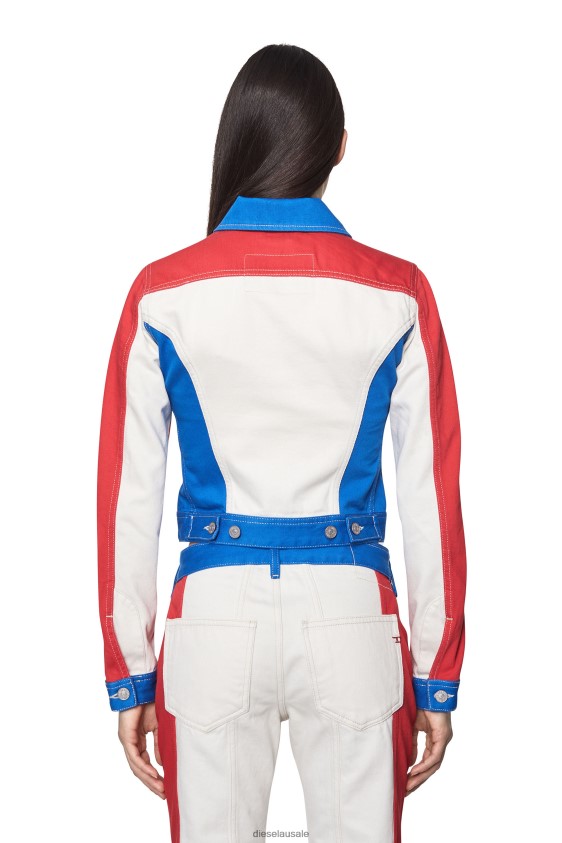 Diesel de-slimmy Apparel White/Red Women 2XT44N757