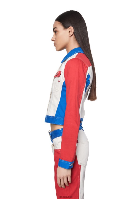 Diesel de-slimmy Apparel White/Red Women 2XT44N757