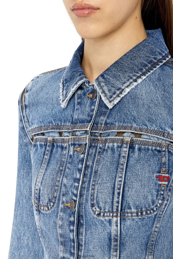 Diesel de-slimmy-fsb1 Apparel Medium blue Women 2XT44N770