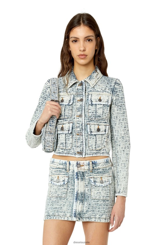 Diesel de-slimmy-fsb Apparel Light Blue Women 2XT44N790