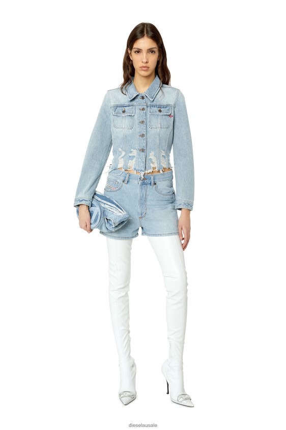 Diesel de-slimmy-p Apparel Light Blue Women 2XT44N775