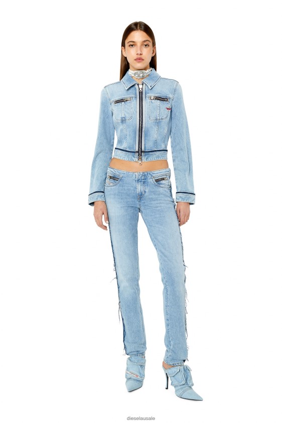 Diesel de-slimmy-re Apparel Light Blue Women 2XT44N759