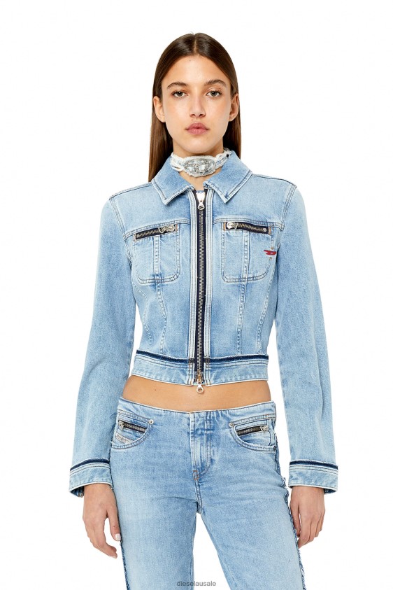 Diesel de-slimmy-re Apparel Light Blue Women 2XT44N759