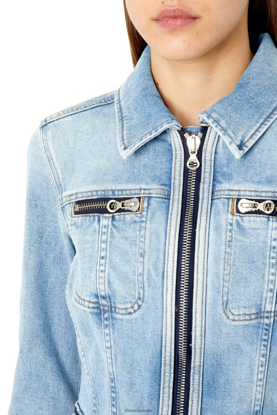 Diesel de-slimmy-re Apparel Light Blue Women 2XT44N759