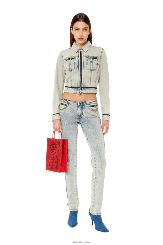 Diesel de-slimmy-re Apparel Light Blue Women 2XT44N783