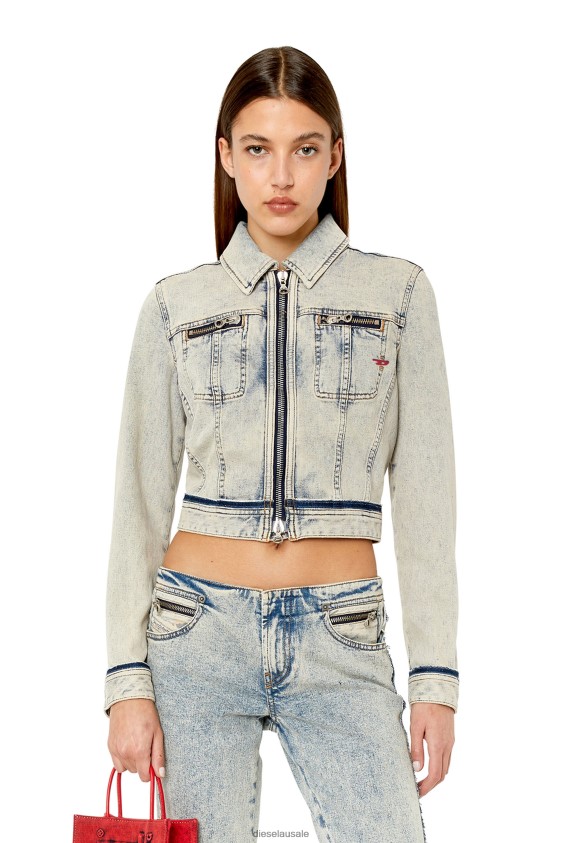 Diesel de-slimmy-re Apparel Light Blue Women 2XT44N783