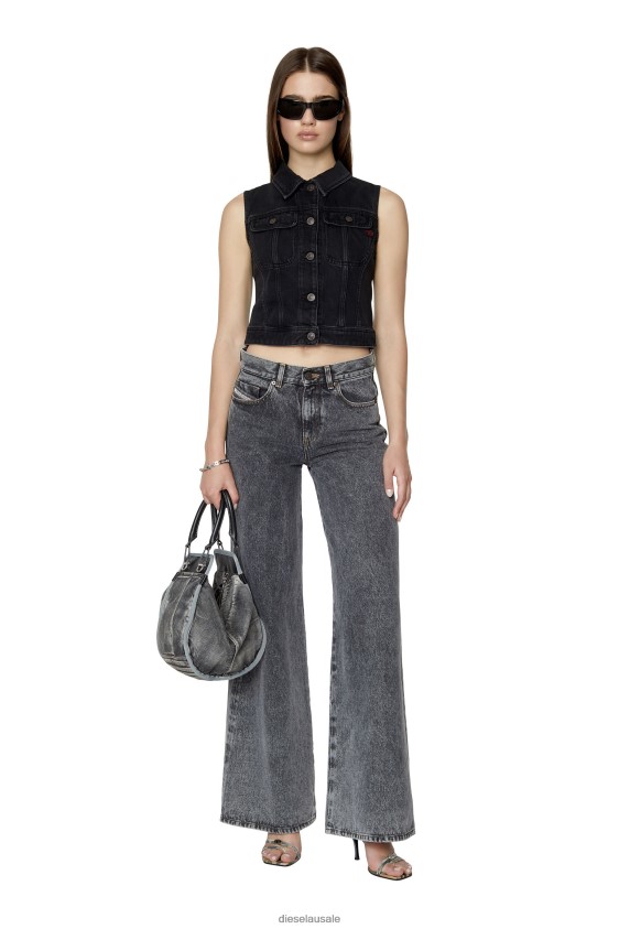 Diesel de-slimmy-sm Apparel Black/Dark grey Women 2XT44N777