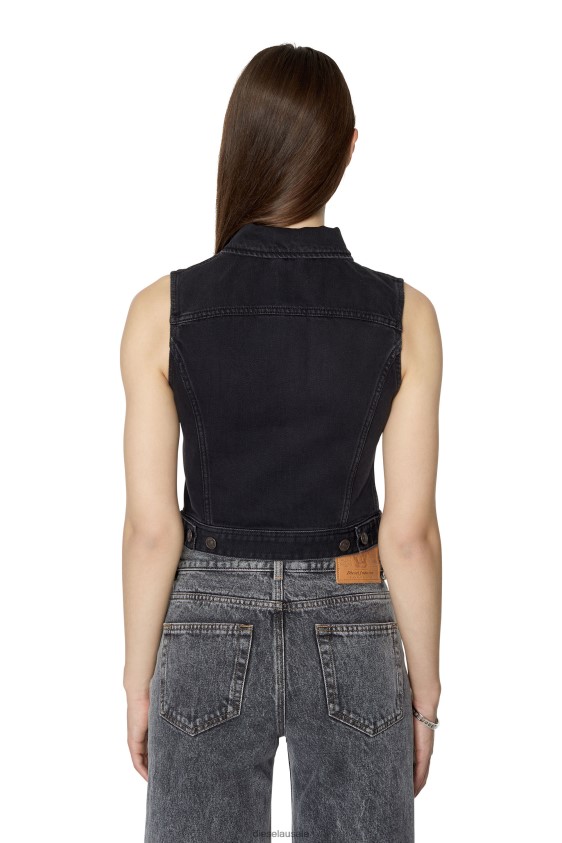 Diesel de-slimmy-sm Apparel Black/Dark grey Women 2XT44N777