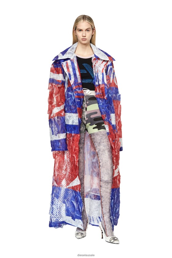 Diesel g-caris Apparel Red/Blue Women 2XT44N748