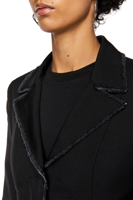 Diesel g-edda-fringes Apparel Black Women 2XT44N789